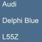 Preview: Audi, Delphi Blue, L55Z.